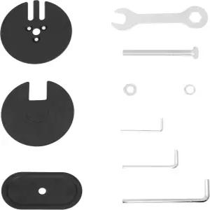 책상 모니터 마운트 스탠드용 VIVO 블랙 헤비 듀티 그로밋 키트 하드웨어가 장착된 견고한 4인치