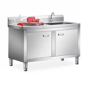 더블 싱크볼 주방 캠핑장 싱크대 식당 업소용 간이