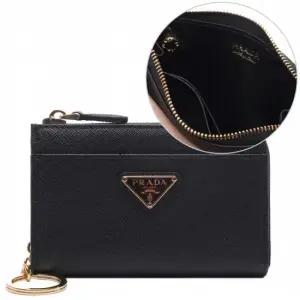 26SS 여성 사피아노 삼각로고 키링 카드지갑 1PP122 QHH F0002 26S)