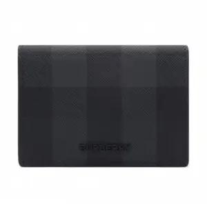 26SS 남성 체크 폴딩 카드지갑 8070204 CHARCOAL 26S)