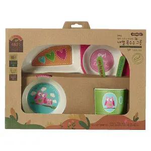 코멕스 옥수수 내열 부엉이 5p세트 그릇hij741