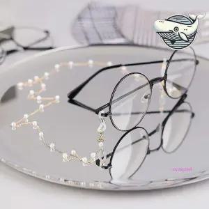 세련된 마스크스트랩 안경줄 진주 체인 10개입ghi478