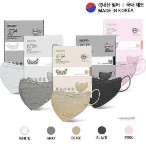 2D새부리형 굿매너컬러 100매 대형 KF94마스크hij927