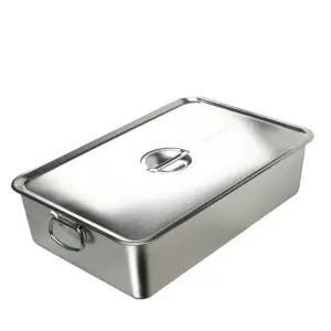 뚜껑 바트 업소용 반찬통 스텐 스테인레스 블랙 밧드 음식