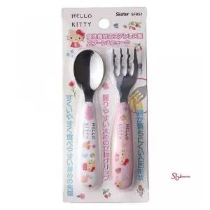 헬로키티 13cm 포크 스푼 스테인레스tuv670