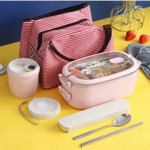 도시락통 보온 보냉 집밥 레트로 학원 전자레인지 수능 스텐 직장인 귀여운