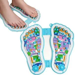 발 지압 매트 휴대용 접이식 혈액순환 발 지압 패드 마사지 발바닥 용품 마사지기 피로 회복 건강 도구