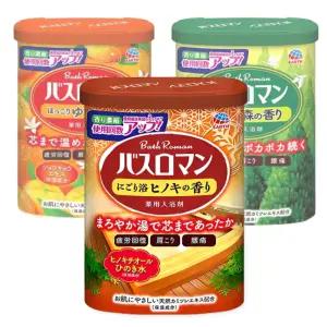 바스로망 일본 온천 입욕제 히오끼 유자 산림 600g