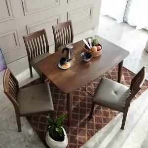 아슬란 제시 1500 4인 원목 식탁세트(의자4개)