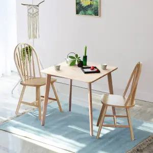 캔버라 윈저 2인 원목 식탁세트