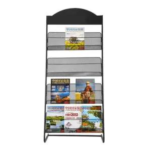 철제 와이드 잡지꽂이 매거진랙 홍보물 카탈로그 신문 꽂이 스탠드