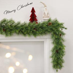 라이트 타이머가 있는 6피트 따뜻한 부드러운 베리가 벽난로를 2가지 벽난로 Green