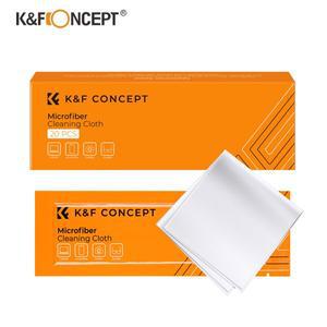 K&F CONCEPT 5 / 20개 렌즈 마이크로파이버 클리닝 천 카메라 안경 LCD 스크린 클리너 태블릿 세척 가능
