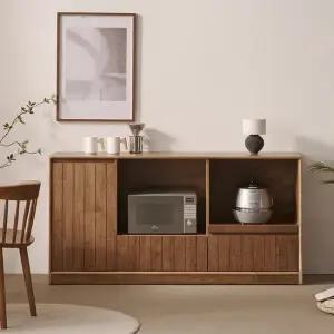 헤이즐 원목 광폭 와이드 전자레인지 주방 수납장 렌지대 1600 GM557