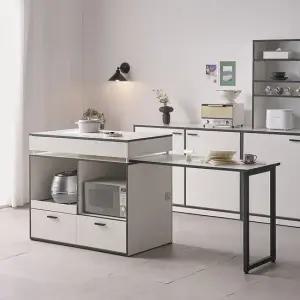 시크레 E0등급 홈바 확장형 렌지대 광폭 아일랜드 식탁 BCF030