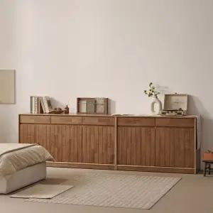 헤이즐 원목 광폭 높은 서랍 수납장 2800 세트 GM560