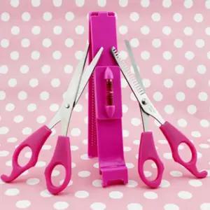 [에스에스_62]틴닝가위 숱가위 수평 고정집게 세밀컷팅