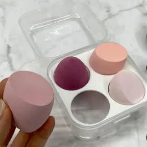 [에스에스_62]쿠션퍼프 메이크업스펀지 복숭아 4종세트