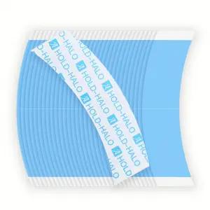 60개 가발 테이프 양면 울트라 홀드 방수 레이스 가발용 강력 헤어 접착 앞 투피 익스텐션 쉽게 제거 가능