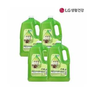 자연퐁 찌든때 걱정없는 솔잎 3.04L X 4개 친환경 주방세제