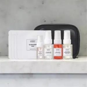 유아여행용키트 트래블 세트 여행 화장품 스킨 로션 키즈 저자극 휴대용 5종+파우치