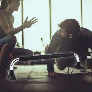 아이워너 헬스 근력 롱 푸쉬업바 팔굽혀 펴기 홈트 코어 운동