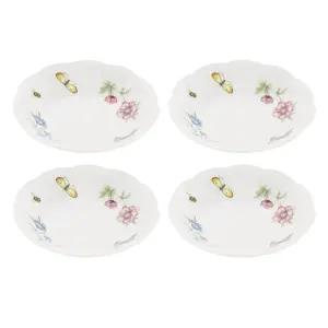 Lenox 895705 버터플라이 메도우 과일 그릇, 4개 세트