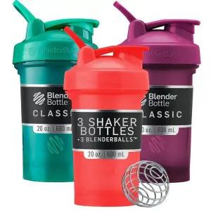 블랜더보틀 클래식 V2 보틀 600ml 3종 세트 레드/그린/플럼