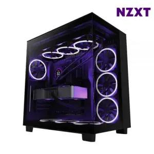 NZXT PC케이스 미들타워 듀얼챔버 쿨링 공기 H9 FLOW 블.랙