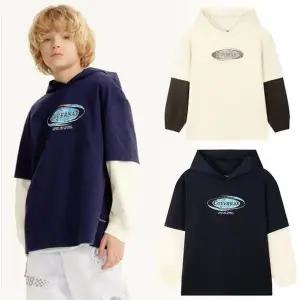 [커버낫 키즈](마산점)[커버낫키즈] 타이포 레이어드 후디 CK2601HD50