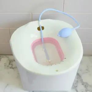 질염 좌욕기 가정용 폴딩 좌욕 전립선 치질 변기형