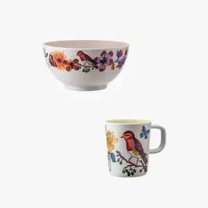 [보리보리/쁘띠쥬르]애니멀 볼 머그세트 로빈