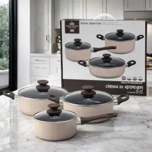 세라믹 인덕션냄비 냄비세트 양수 편수 전골 선물세트 답례품 설 사은품 판촉물 설날선물 집들이 설선물