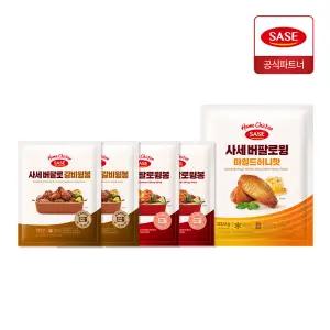 사세 버팔로윙봉 180gx2+갈비윙봉180gx2+버팔로 마일드허니윙 310g