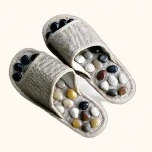 발바닥자극 실내신발 지압돌무늬 거실용 사무실신발 건강관리