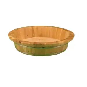 나무 족욕통 히노끼 홈스파 발마사지 족탕기 대야형