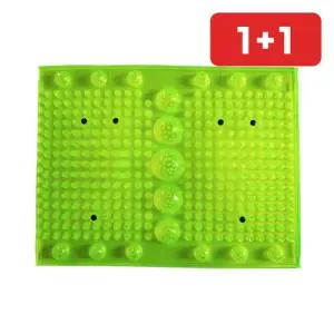 사무실 직장인 학생 발지압매트 책상밑 피로회복 발마사지기  1+1