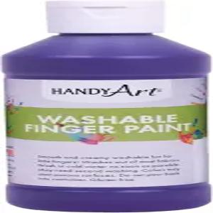 핸디 아트 워셔블 핑거 페인트 8온스 바이올렛