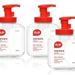 비앤비 젖병세정제 400ml3팩 아기 젖병세제 주방세제 x2SET(SH) (4660769...
