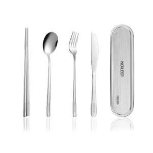 스테인리스 여행 식기세트 케이스 포함