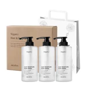 [아로닉스] 비건아이 르미앙 바디세트(워시3개) /5세트구매시 +1세트