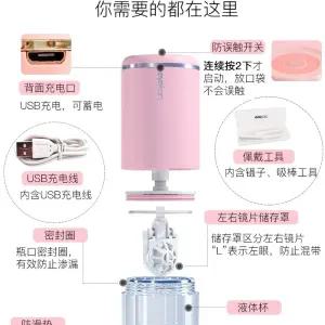 휴대용 세척기 자동 케이스 핑크