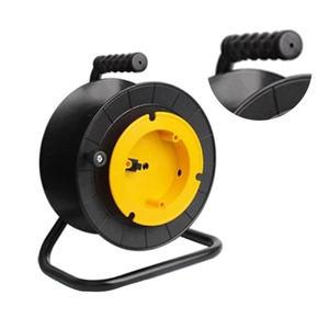 G100 수동 케이블 권선 릴 연장 코드 작은 빈 디스크 플라스틱 라이트 스트립 수신 퍼트 와인 더