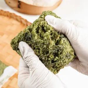 [마을기업싸리재]싸리재 [냉동] 순수 쑥버무리 100g 8봉지 무설탕 햇쑥 현미떡 쑥털털이