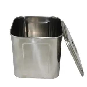 사각 스텐통 대형 업소용 보관 스테인레스 0L(300x300x300mm) 쌀통 뚜껑