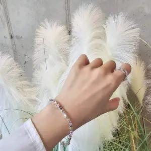 SS1031 여성 실버 불규칙 디자인 은 팔찌 유니크 데일리 은팔찌 실버