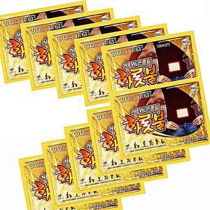 [2개구성] 뉴 40gx10개 빠른 발열패치 하루온 미니 붙이는 국산 화롯불 부착용 핫팩 온종일 KWFGCS8L