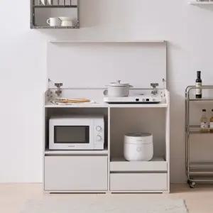 블리스데코 키온 올인원 상판 오픈형 쿡탑 렌지대 1000 BER260-C (착불)