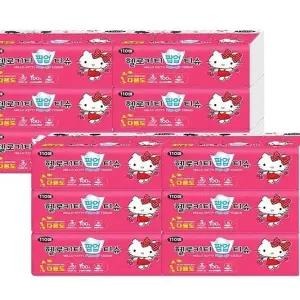 헬로키티 팝업티슈 110매12팩 골드 각티슈 미용티슈 x3SET(SH) (46611269...