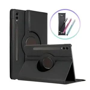 갤럭시탭S7FE 케이스 회전레더 펜슬 펜파우치 태블릿커버 세트